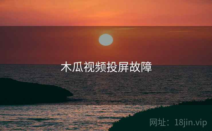 木瓜视频投屏故障