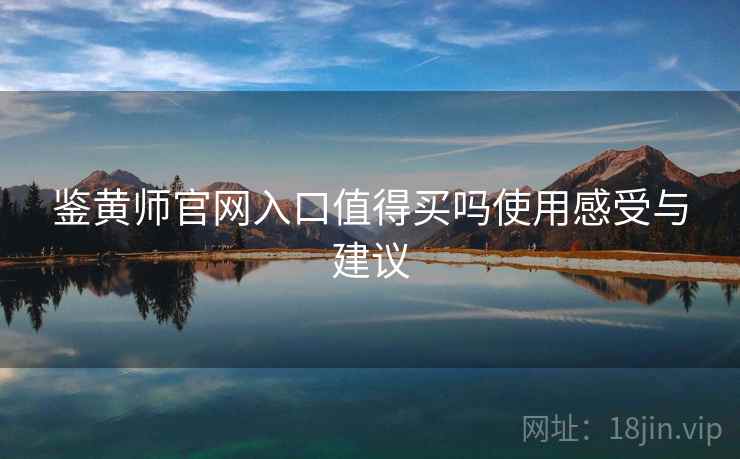 鉴黄师官网入口值得买吗使用感受与建议