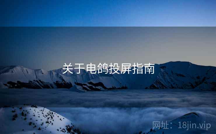 关于电鸽投屏指南